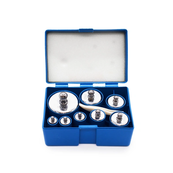 Набор гирь 1000 гр. в футляре (8 шт.)